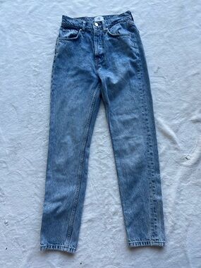 Anine Bing High-Rise Blue Denim Jeans